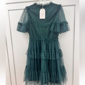 Ivy City co green girls dress size 5
